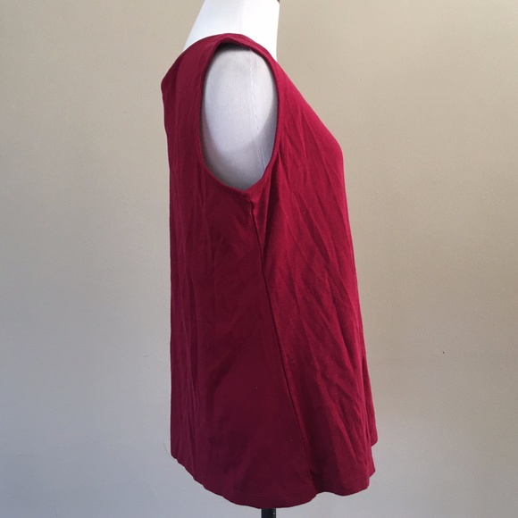 JMCollection Woman Plus Size Red Pullover - Picture 7 of 7